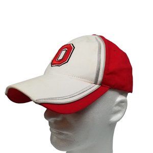 TEI Ohio State Buckeyes Hat Mens Red White Cotton Adjustable Cap